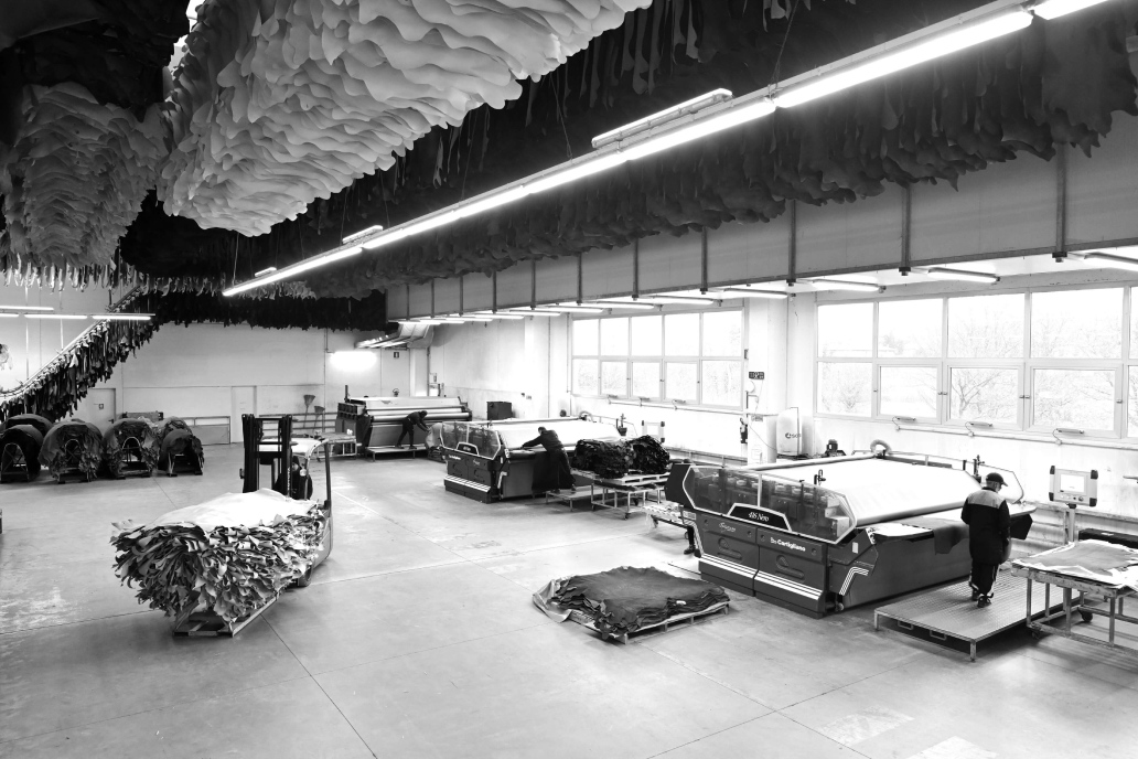 Struttura di Fagiolini S.r.l. dove vengono fatte lavorazioni speciali di pellame